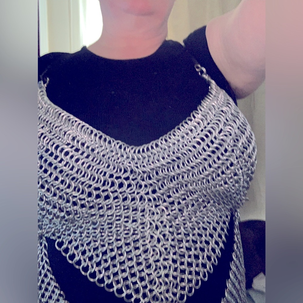 Pendragon Chainmail Top XXL $250
www.etsy.com/listing/203897957/large-pixie-top